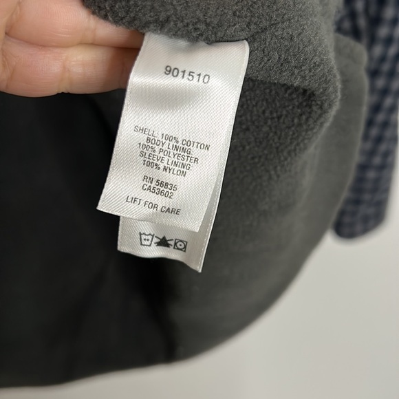 Cabela’s long sleeve fleece lined outdoor work shirt button down men’s small - Picture 3 of 5